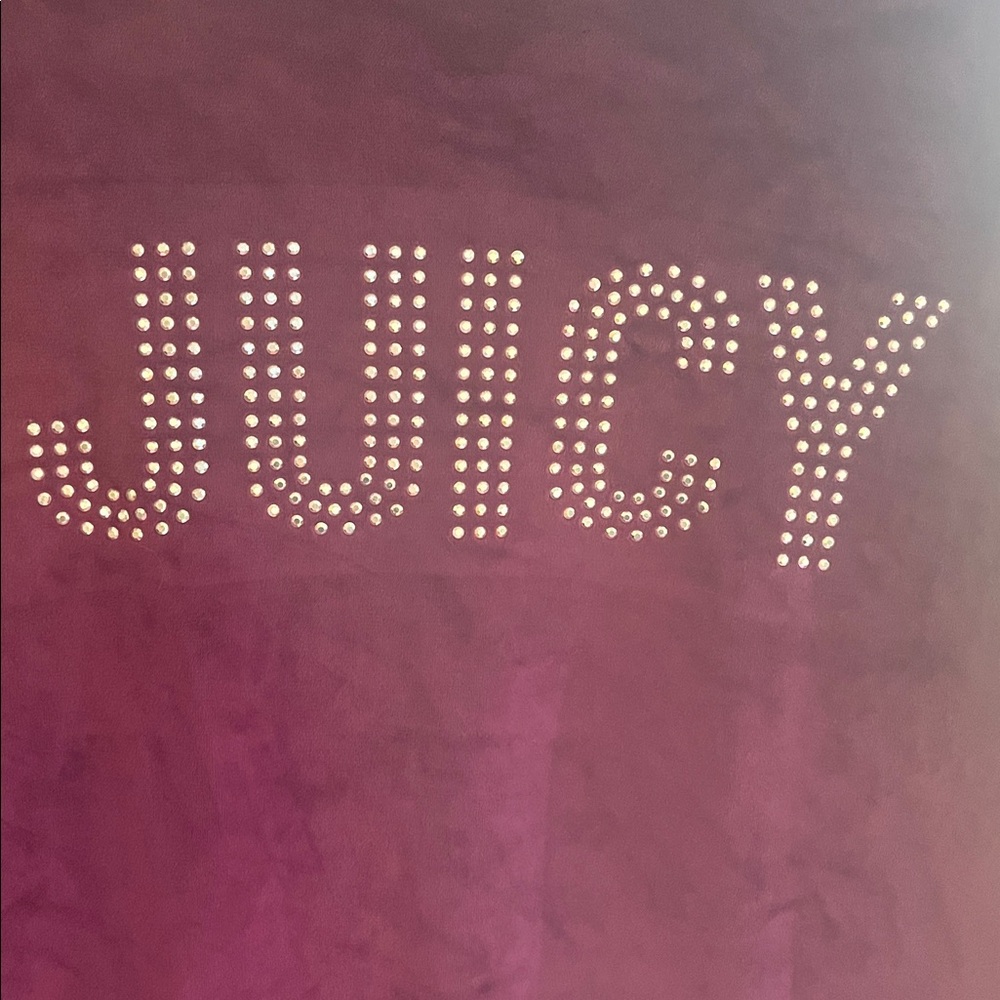 Juicy Couture Plum Rhinestone Sleepwear - Picture 2 of 3